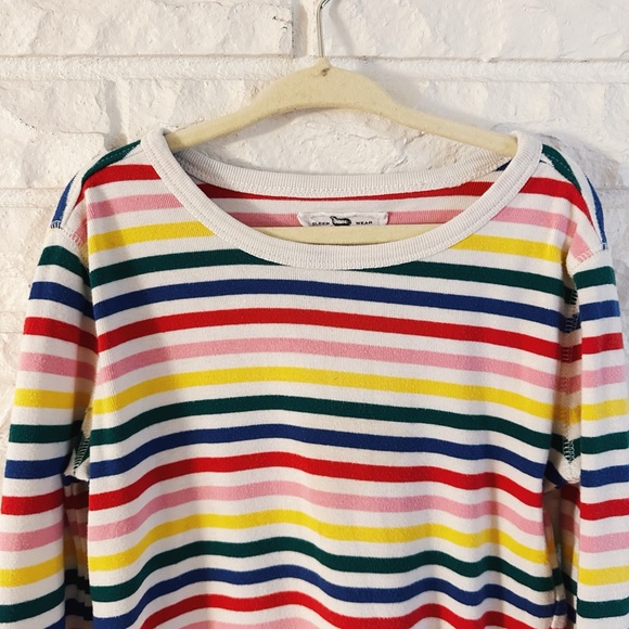 Crewcuts Long Sleeve Pajama Set in Rainbow Stripe - Picture 6 of 6